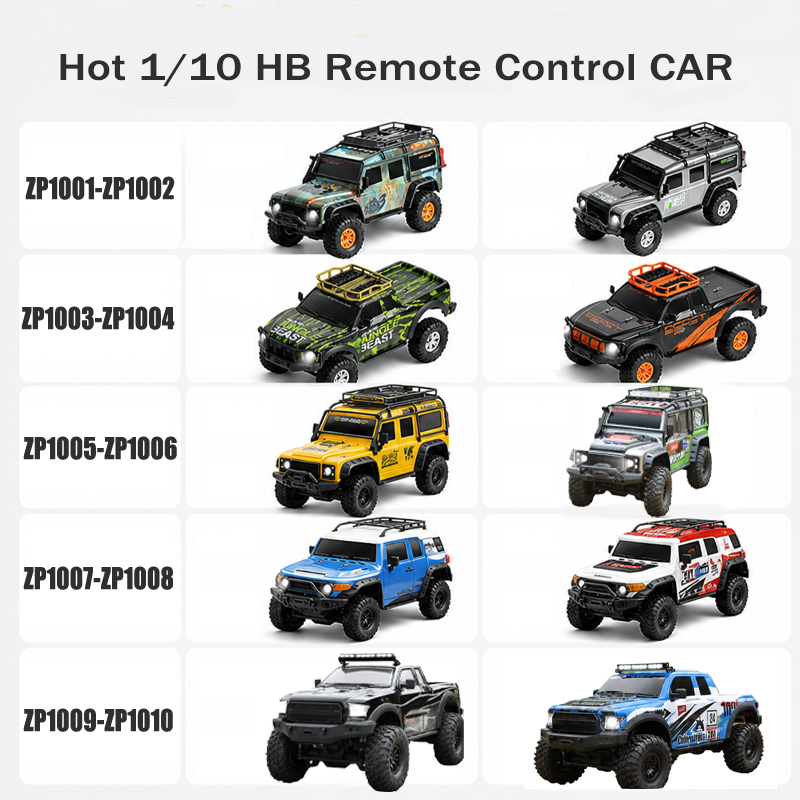 Hot Wheels Car Monster Trucks - هوت 1/10 HB ZP1001-ZP1010 شاحنة مونستر