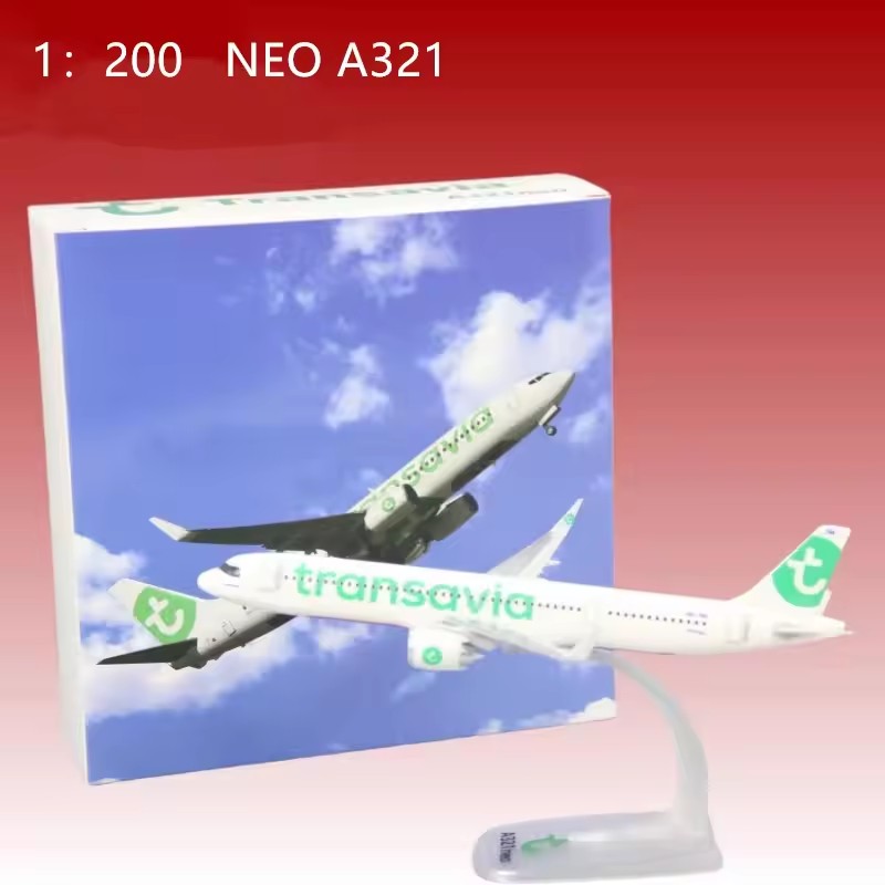Model Airplane Plastic - نموذج مقياس 1:200 Marabu/Play/Vueling/A320neo نمساوي/Transavia طائرات